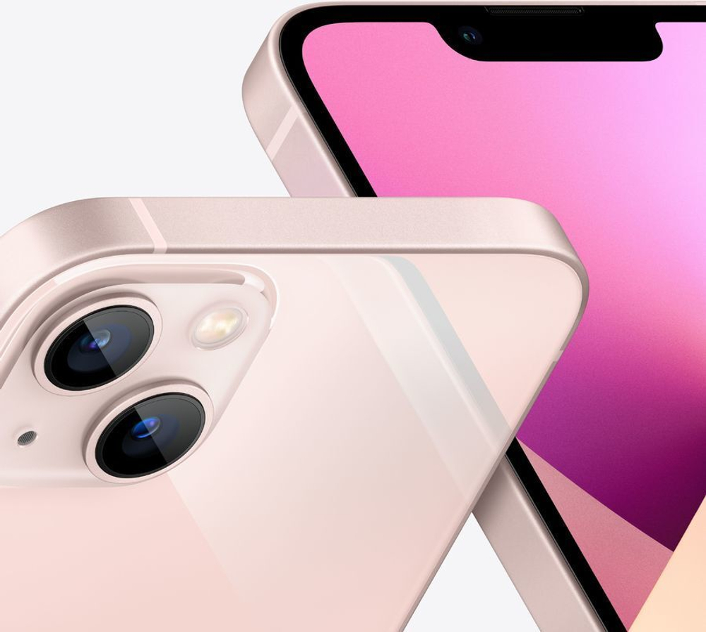Смартфон Apple iPhone 13 256GB розовый (MLP53RU/A)
