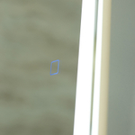 Зеркальный шкаф BelBagno Marino 50 SPC-MAR-500/800-1A-LED-TCH с подсветкой Белый