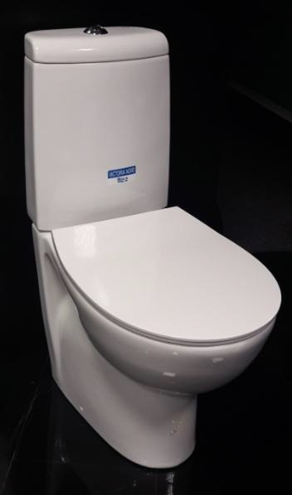 Сиденье с крышкой тонкое VICTORIA NORD дюропласт, микролифт, быстросъемн.