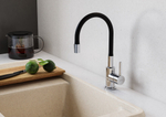 Смеситель Santek Тесио для кухни, гибкий излив, хром, WH5A44012C001