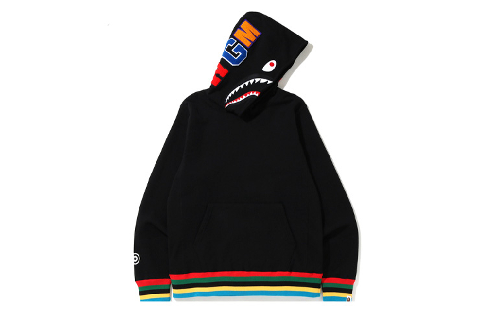 A Bathing Ape Shark Line Rib Pullover Худи