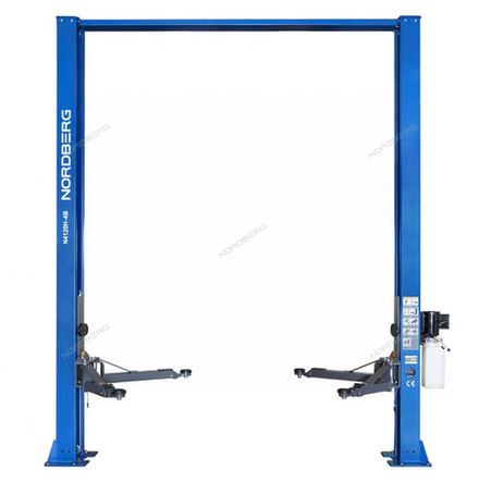 Подъемник двухстоечный 4 т, верхняя синхронизация, H=3,6 м, 220 В, синий NORDBERG N4120H-4B_220