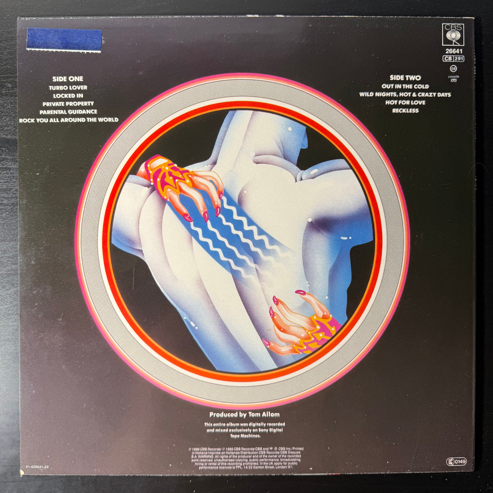 Judas Priest - Turbo (Голландия 1986г.)