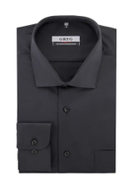 Сорочка GREG Сlassic fit 340/119/BLK "База"