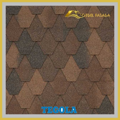Гибкая черепица TEGOLA SARDEGNA Legno 424 2,29 м2