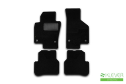 Коврики в салон для VOLKSWAGEN Passat B7 2011-2015, седан, 4 шт. (текстиль) KLEVER02513401210KH