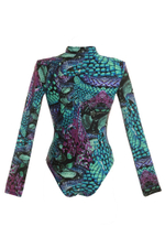 Совместный купальник с длинным рукавом Alexandra (Размер: B/L) (Цвет: желтый)