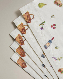 Бумажные салфетки Zara Home, кремовый, 20 шт., 2272/022