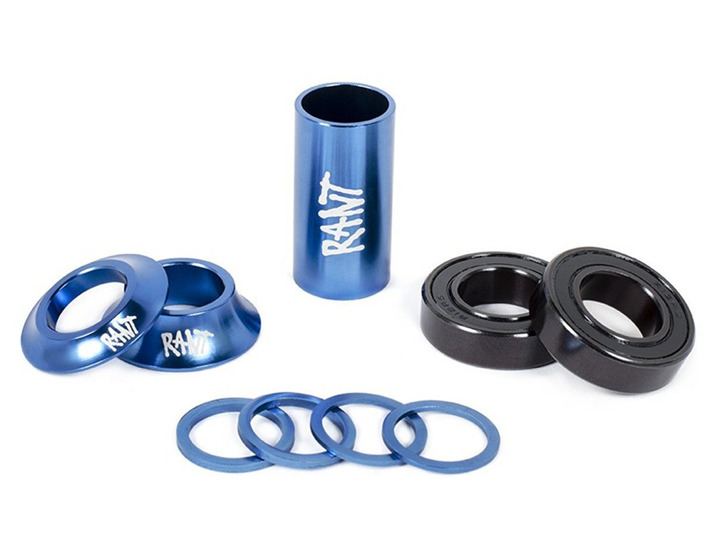 BMX Каретка Rant Bang Ur Mid Blue 19mm
