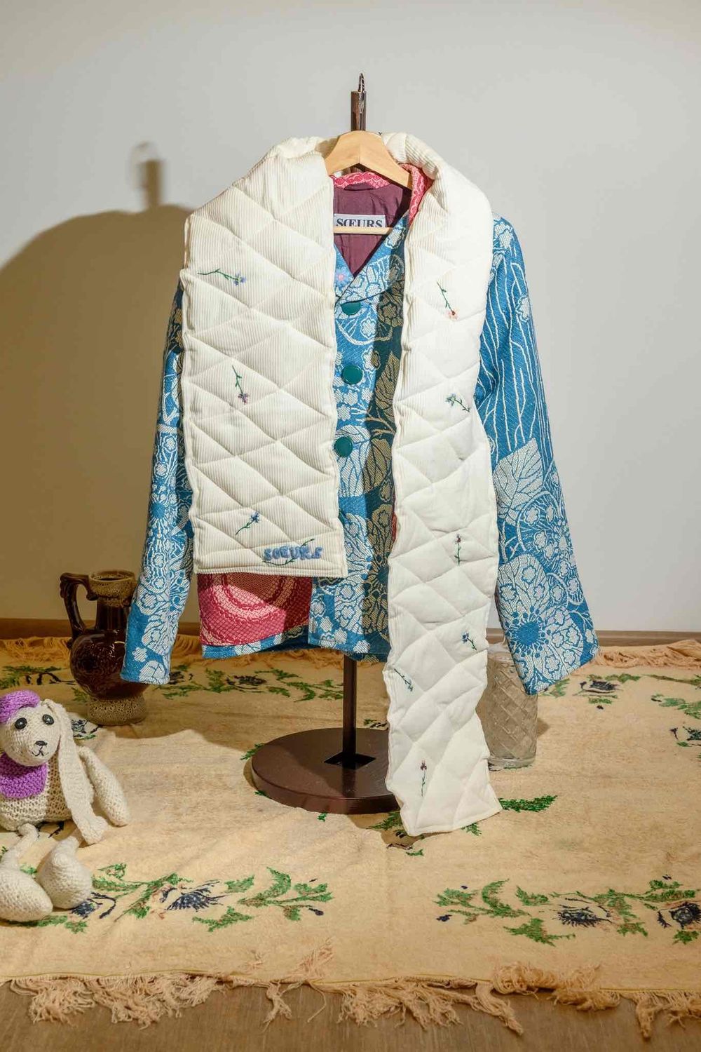 Шарф Soeurs Pure White Scarf white
