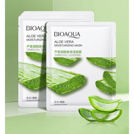 Тканевая маска для лица с алоэ