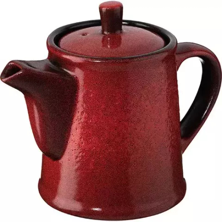 Чайник «Млечный путь красный» фарфор 0,5л красный,черный