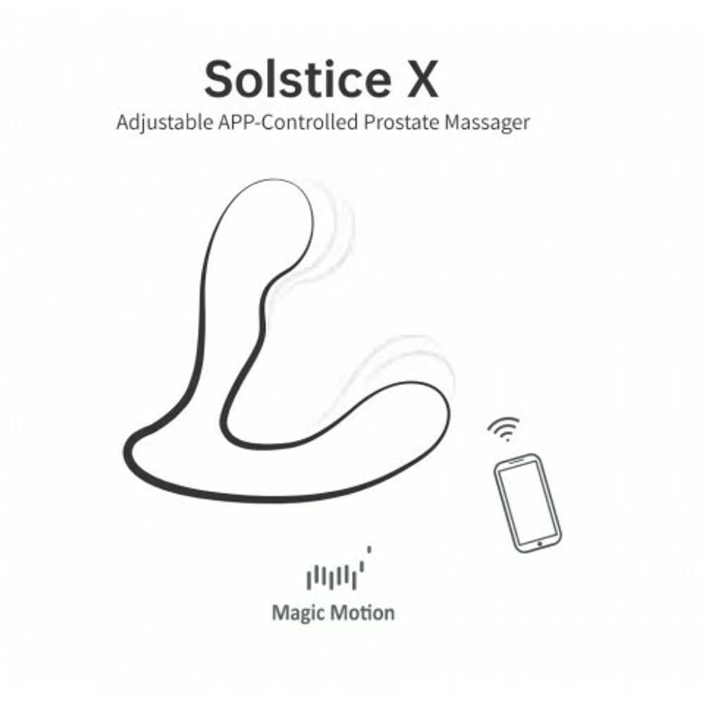 Массажёр простаты Magic Motion Solstice X, управление через приложение