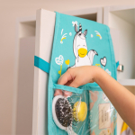 Кармашки для детского сада на резинке. Единорог