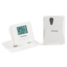 Комнатный термостат Бастион TEPLOCOM 914 (TS-2AA/3A-RF, беспроводной, реле 250В, 3А)