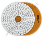 ЗУБР АГШК 100 мм, №200, мокрое шлифование, Алмазный гибкий шлифовальный круг (29866-200)