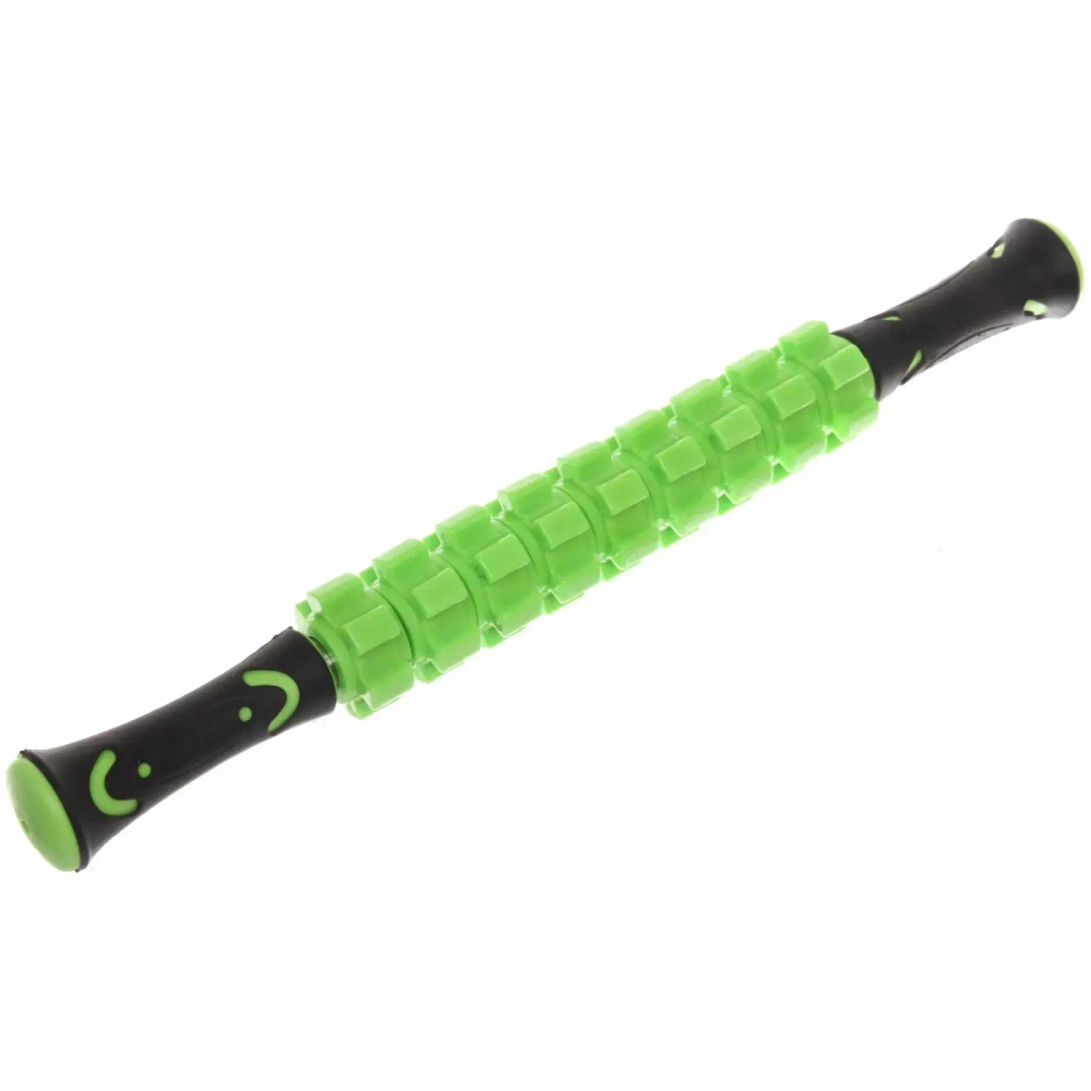 Массажер пластик «Скалка рельеф» 45*6 см, микс