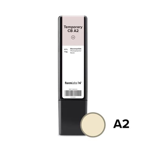 Фотополимерная смола Formlabs Temporary CB Resin Cartridge A2/A3/B1/C2 (Dental only), A2