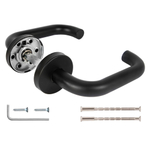 Ручка Fuaro (Фуаро) раздельная R.DSS201-0203/19 (8х110 мм) (INOX 201) BLACK