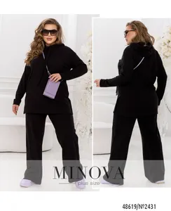 Костюм 2431-черный Minova