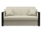 Диван Лион 1,2 - Велютто/Velutto 17 бежевый/накладка венге