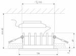 Встраиваемый светильник Elektrostandard Combi a069008