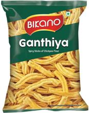 Закуска индийская Bikano из нутовой муки Ganthiya 200 г