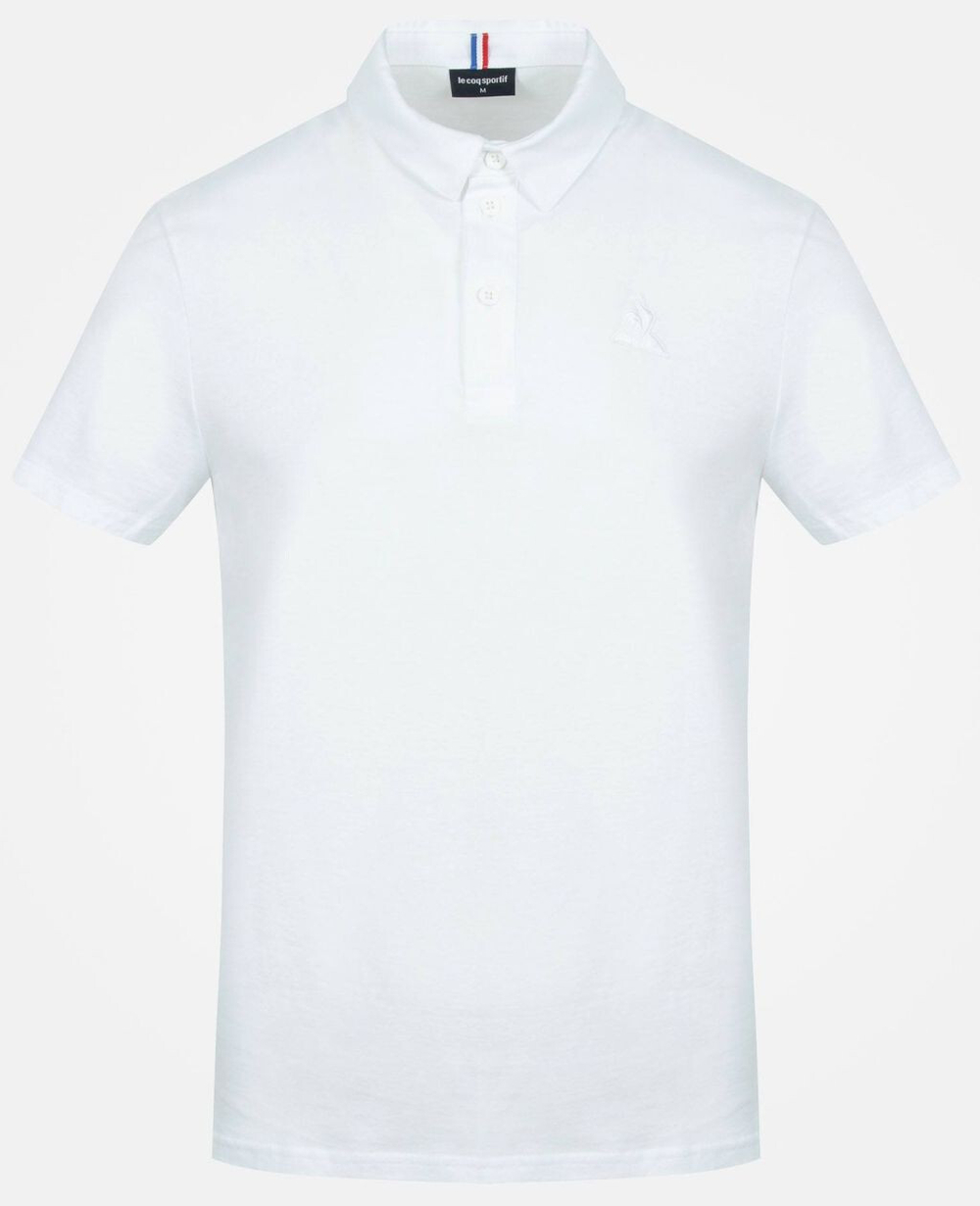 Мужское теннисное поло Le Coq Sportif ESS T/T Polo SS No.1 M - белый