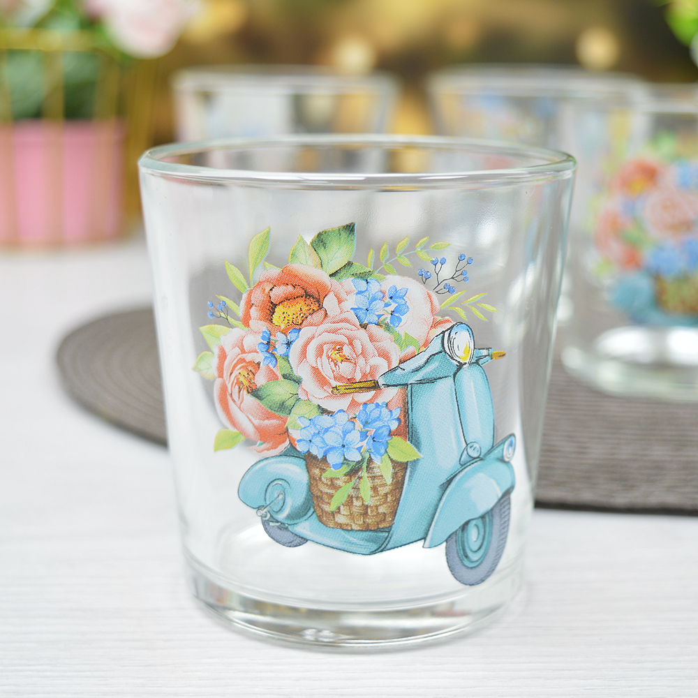 Набор стаканов "Романтика" 6шт 250мл (низкие)