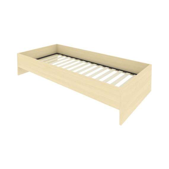 Light Кровать с ортопедическим основанием без изголовья С-К-90 Клен 950*2050*400