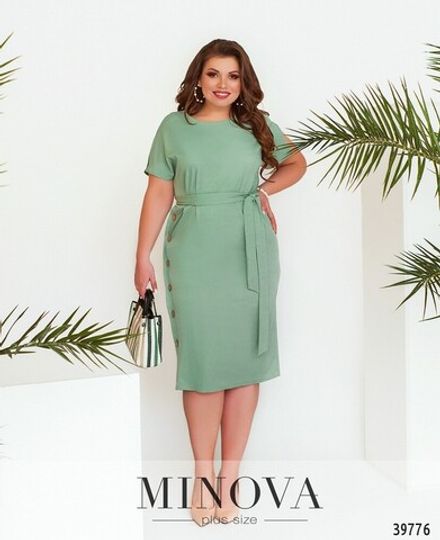 Платье 3150B-мятный Minova Фото 2