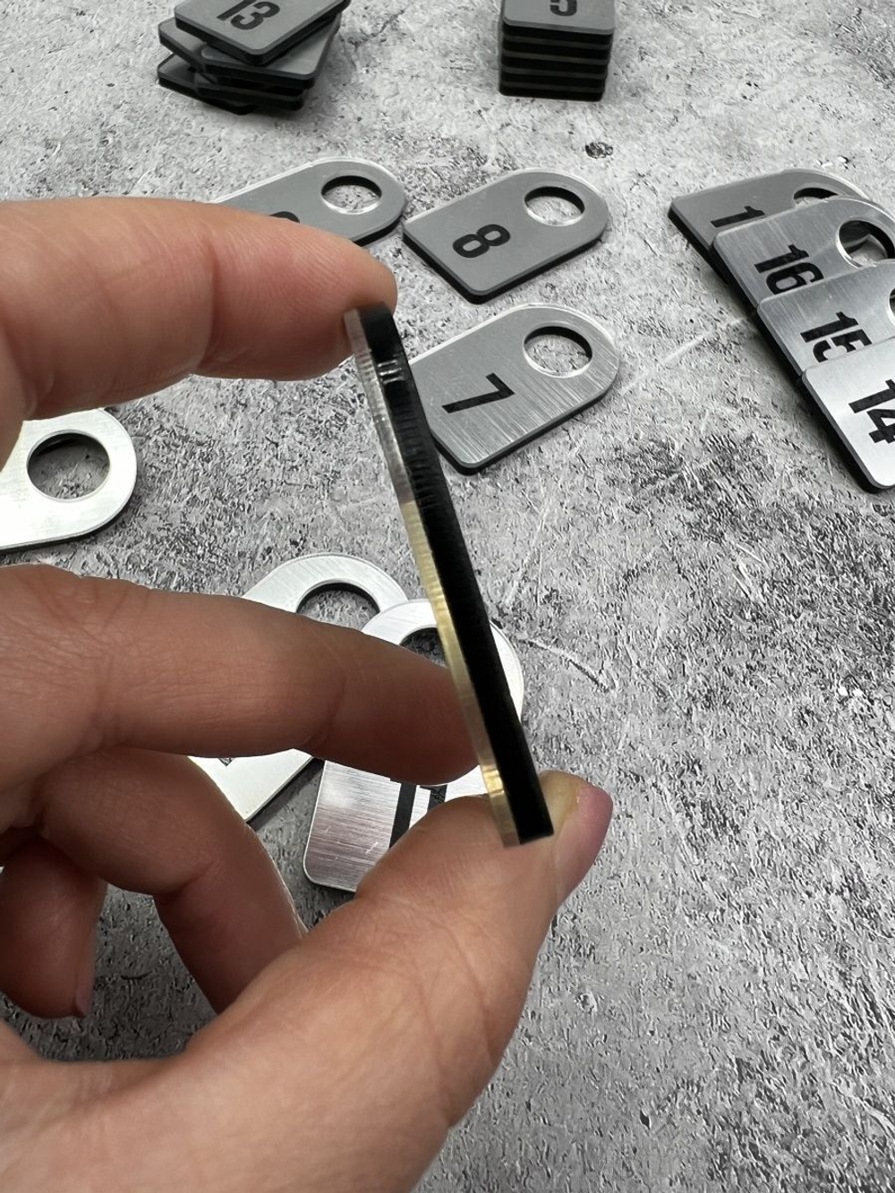 Номерки для гардероба 125шт