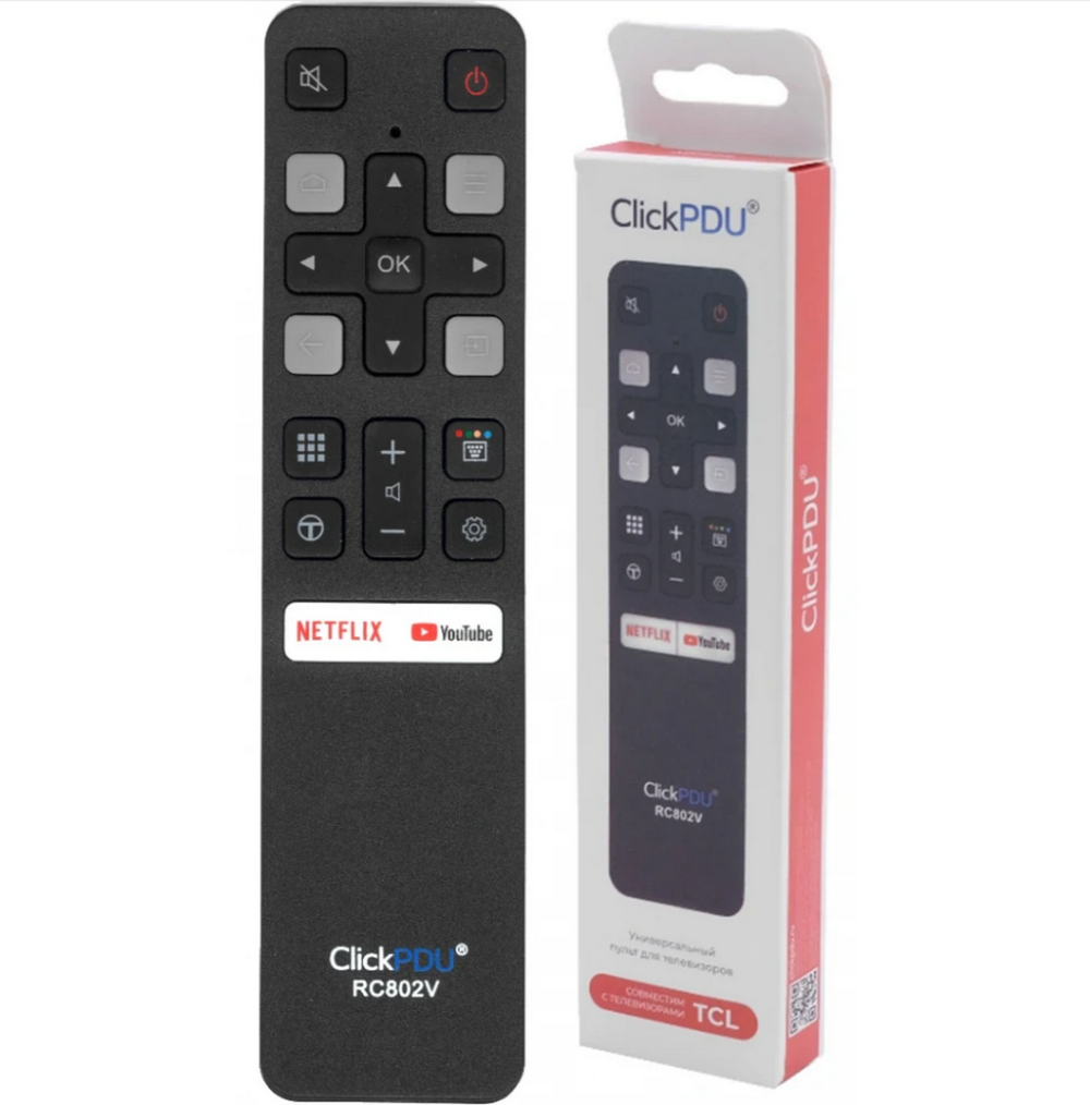 Пульт для TCL универсальный не голосовой RC802V ClickPdu