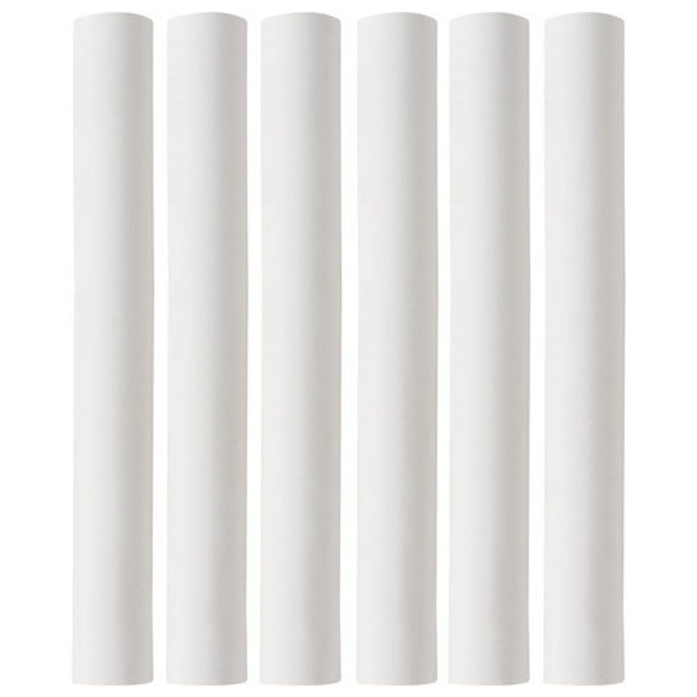 Мел белый BRAUBERG, АНТИПЫЛЬ, набор 100 штук, круглый, 223550