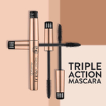 FLORMAR Тушь для ресниц с тройным эффектом Triple Action Mascara 3in1