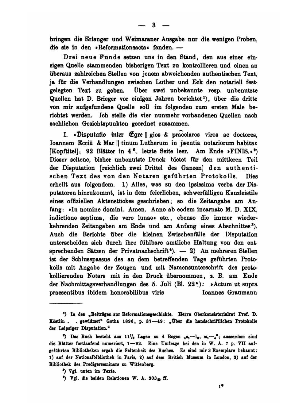Der authentische Text der Leipziger Disputation, 1519. Aus bisher unbenutzten Quellen | Otto Seitz