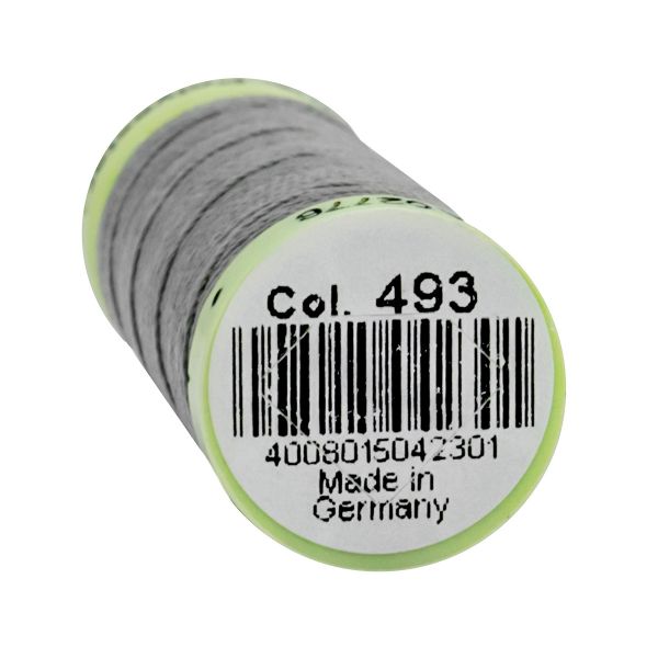 Нитки отделочные Gutermann Top Stitch 30 (30 метров), 5 кат. | 493 пепельно-серый