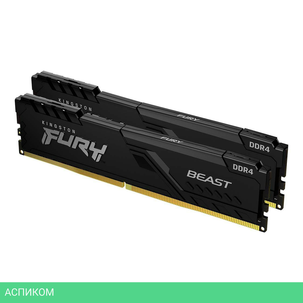 Оперативная память Kingston KF432C16BBK2/64 CL-16