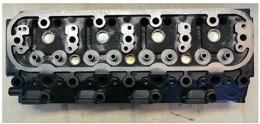 Головка блока цилиндров TDR-K 25 4L (в сборе c втулками клапанов,седлами) /Cylinder head assy