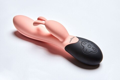 Нагреваемый вибратор-кролик Gemini, персиковый (Цвет: персиковый)