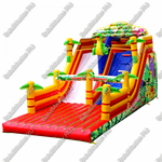 Надувной батут-горка "Тропические приключения"