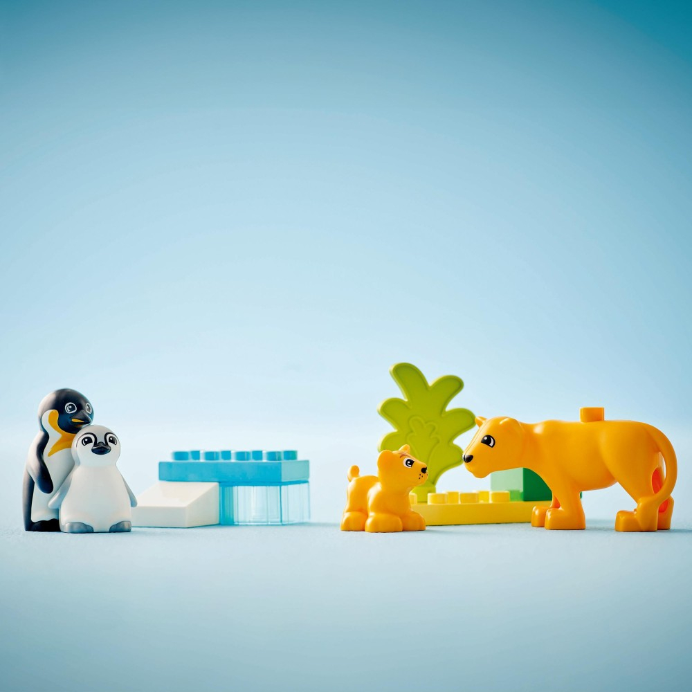Конструктор LEGO DUPLO Town 10442 Семьи диких животных Пингвины и львы арт. 10442 10 дет — фото 7