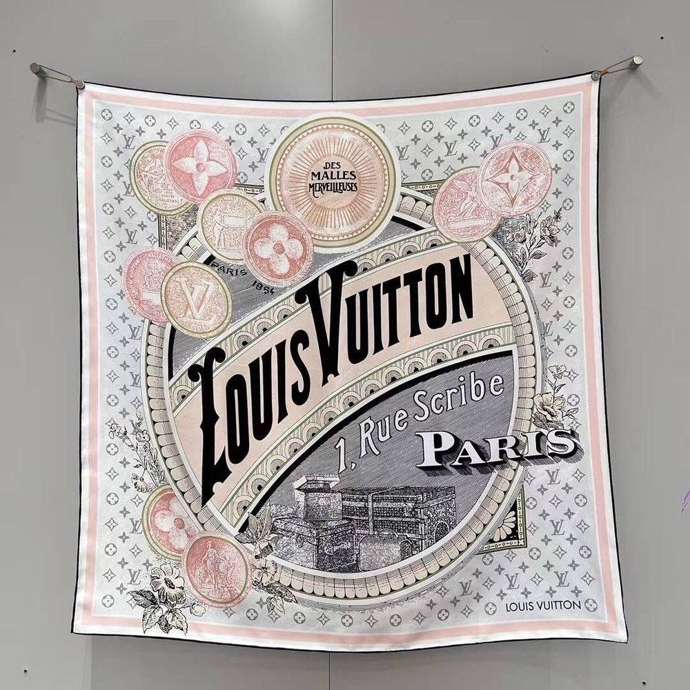 Платок Louis Vuitton 90х90 см