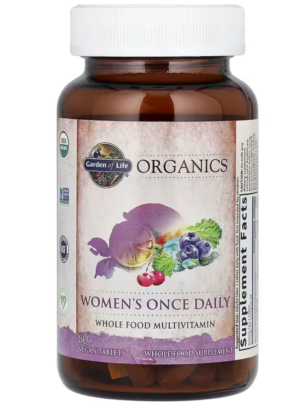 Organics Мультивитаминный комплекс для женщин 60 капсул