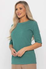Блуза трикотажная Лиза (зеленая) Б14367-48М LT Collection