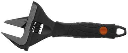 Ключ разводной TRUPER EXSPERT 300 мм, Усиленные Тонкие Губки, обрезиненная рукоятка PET-12XA