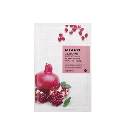Mizon Маска тканевая с экстрактом граната - Joyful time essence mask pomegranate, 23мл, шт