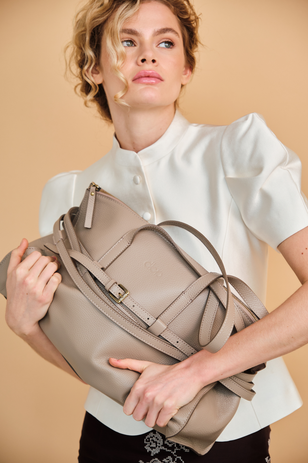 Сумка Rumi DBR 31152 бежевый латте