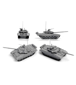 Сборная модель ZVEZDA Российский танк Т-90, 1/72