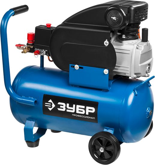 Компрессор ЗУБР воздушный 240 л/мин, 24л, 1500Вт КМП-240-24